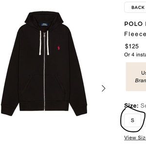 Polo Fleece Full-Zip Hoodie